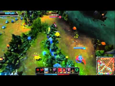Pobelter Fizz Jukes vs Bjergsen LeBlanc | EG vs TSM | NA LCS Spring 2014