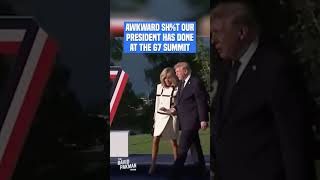 Trump is completely unaware of his surroundings #shorts 