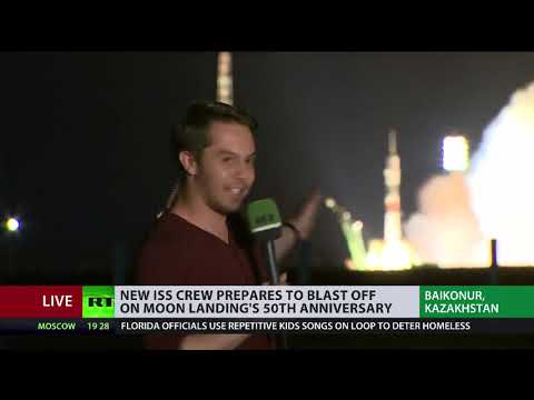 Live from Baikonur Cosmodrome - ISS Expedition 60 Launch