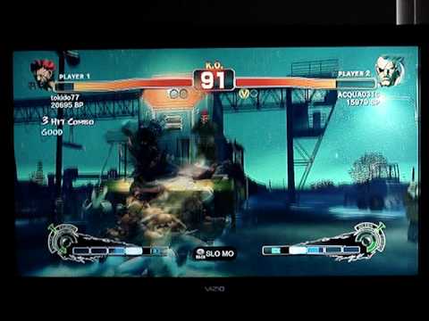 SSF4: Tokido (Akuma) vs ACQUA (Sagat) - Japanese XBL ranked