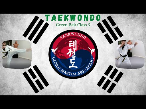 Taekwondo - Green Belt - Class 5 thumbnail