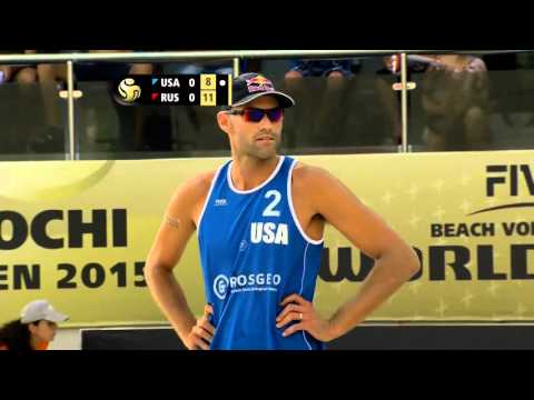 Lucena/Dalhausser vs Semenov/Krasilnikov (Semifinals) SOCHI OPEN 2015