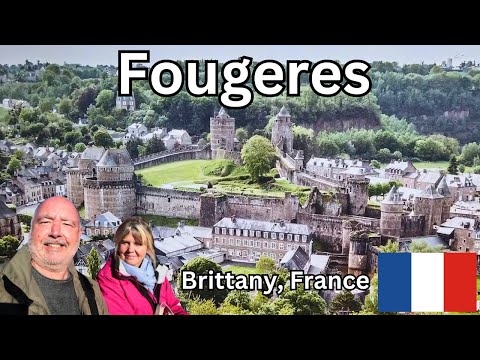 La ville forteresse médiévale de FOUGERES en Bretagne, France