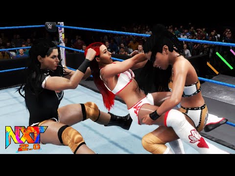 WWE 2K20 NXT INDI HARTWELL & PERSIA PIROTTA VS CARMELLA & QUEEN ZELINA (THE FUNKADACTLYS AT RINGSIDE