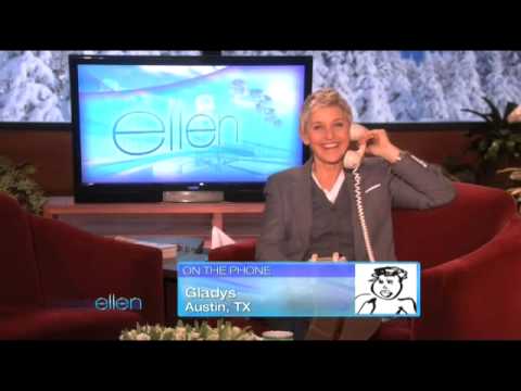 Ellen Catches Up With Gladys 02.26.10