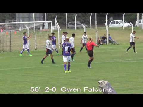 Sub 17 3° Fecha Torneo Apertura 2017 Defensor Sp 3 (Mechoso, Falconis y M. Rodriguez) - Juventud 0