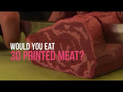 3D-printed meat