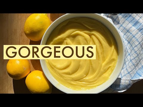 GORGEOUS Meyer Lemon Curd