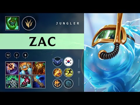 Zac Jungle vs Viego - KR Diamond Patch 25.24