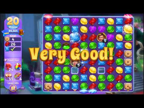 Wonka's World of Candy Level 691 - NO BOOSTERS + FULL STORY 🍫 | SKILLGAMING ✔️