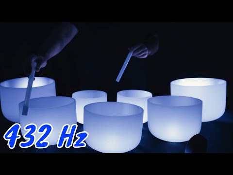 432 Hz Campane di Cristallo Cantanti | Bagno Sonoro di Vibrazioni Curative