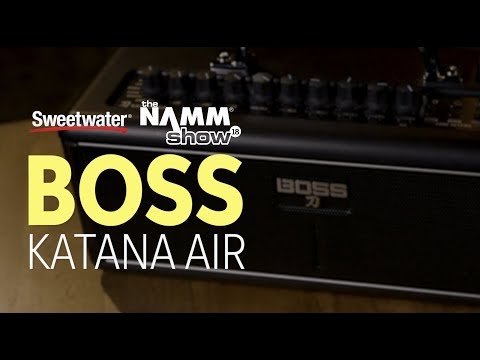 Boss Katana Air Wireless Guitar Amplifier Demo at Winter NAMM 2018