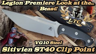 Legion Premiere Look at the Sitivien ST40 Clip Point in VG10 Steel
