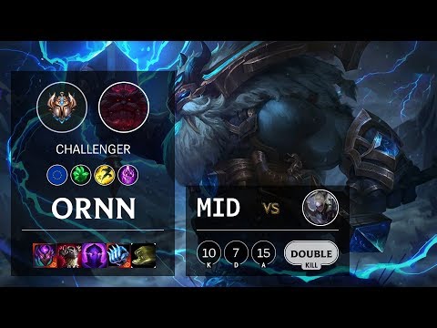 Ornn Mid vs Diana - EUW Challenger Patch 10.3