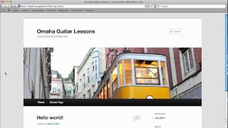 How To Set Up Your Own Guitar Teaching Website In 30 Minutes Or Less - Part 2