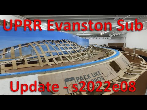 S2022E08 - Model Train Layout Built for Operations and Realism. Scenery at Castle Rock.