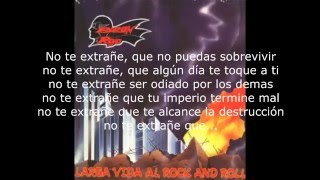 Barón Rojo_Herencia Letal_Letra