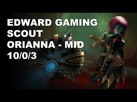 EDward Gaming Scout Mid Orianna vs Kassadin - KR Challenger Patch 10.8