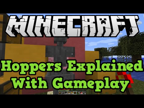 Minecraft Xbox / PS3 / PS4: Hoppers Tutorial (TU19 Features)