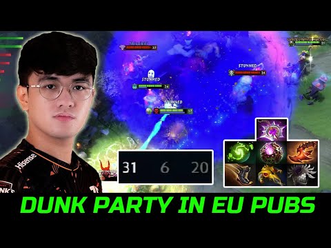 ENTITY.GABBI DUNK PARTY IN EU PUBS - 30 KILLS OFFLANE INTENSE GAME