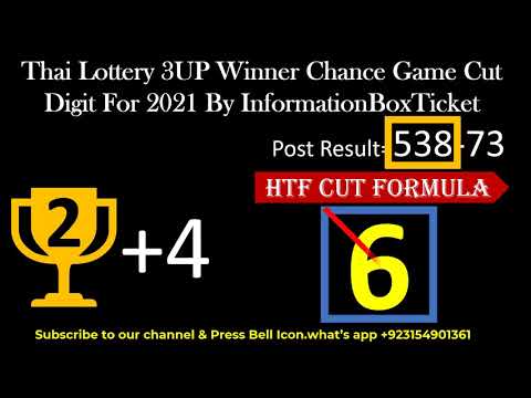 16-5-2021 Thai Lottery 3UP Winner Chance Game Cut Digit For 2021 By InformationBoxTicket
