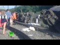 Пассажирский поезд сошел с рельсов на Кубани 