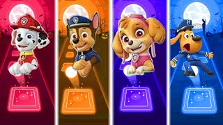 Marshall 🆚 Skye 🆚 Ryder 🆚 Sheriff Labrador - Tileshop EDM Rush Gameplay 🎯 🙂