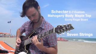 Video thumbnail for Schecter C-7 Custom - Take a Look at the Ocean by SixDaysOfMay