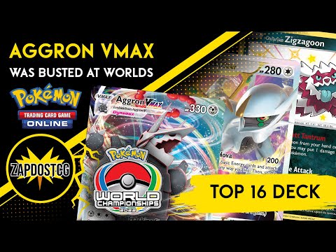 Top 16 Aggron VMAX Arceus VSTAR Deck From Worlds 2022 Is INSANE! (Pokemon TCG)