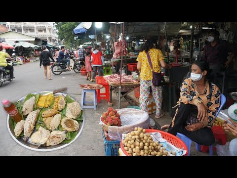 Evening Food Market at Phsa Kandal - Walking Tour Around Kandal Market in Evening