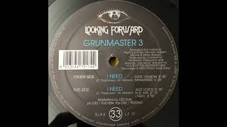 Grunmaster 3 - I Need (Jazz Voice Version)