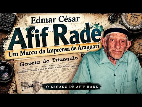Afif Rade O Imigrante Libanes que se Tornou a Alma da Imprensa de Araguari