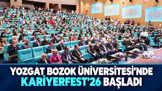 Yozgat Bozok Üniversitesi’nde KariyerFest’26 Başladı