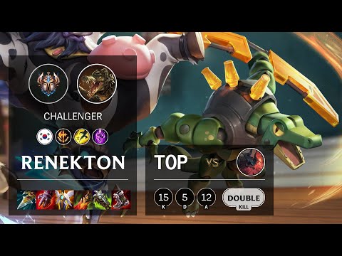 Renekton Top vs Aatrox - KR Challenger Patch 11.4