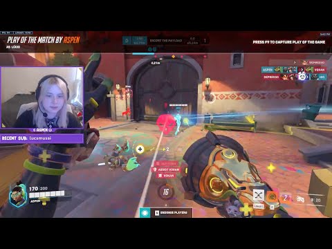 THIS IS WHAT 5000+ HOURS OF LUCIO EXPERIENCE LOOKS LIKE IN OVERWATCH 2 - POTG! ASPEN LUCIO