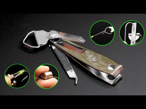 Wie ich mit alten Nagelknipsern ein multifunktionales Angelwerkzeug gemacht habe