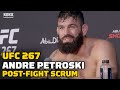 Andre Petroski Reacts To ‘Bizarre’ Reach Of Hu Yaozong | UFC 267 | MMA Fighting
