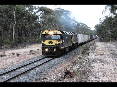 G523-X50 on 7904V climbs Bealiba bank.  09-05-19.   09.22.33.