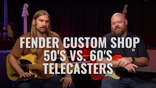 Video thumbnail for What a Fender Telecaster is Supposed to Sound Like | Custom Shop 50's vs. 60's Tele by Alamo Music Center