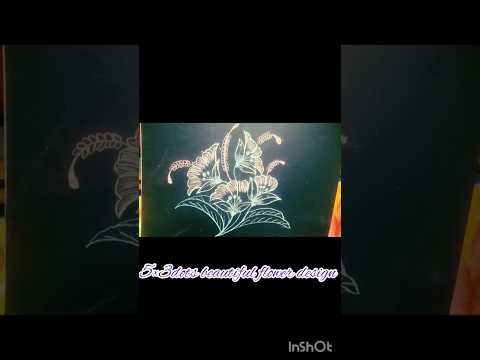 keshi Tejesh creative kolam#5×3dots beautiful design flower kolam#easy daily kolam #short#shortfeed