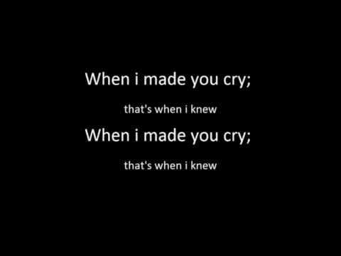 Video thumbnail for When I Made You Cry