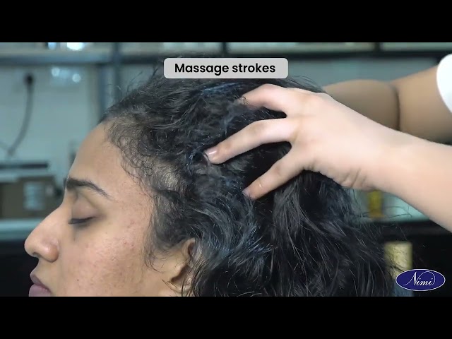 Procedure for head massage