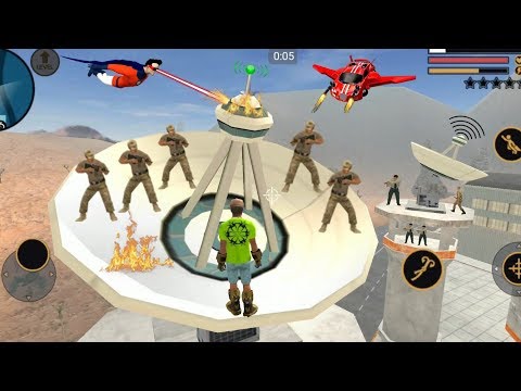 Vegas Crime Simulator 2 - (Destroy Army Satellite Radar) Brake Space Based Radar - Android Gameplay