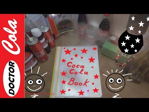 Almanac Coca Cola Book - Modern Literature Coca Cola Art – Handmade Experiment Coca Cola Challenge Video