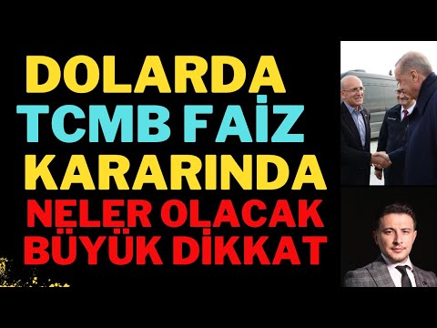 Dolarda 24 Ağutos TCMB Faiz Kararı Neler Olacak ? Dolar Yorumları