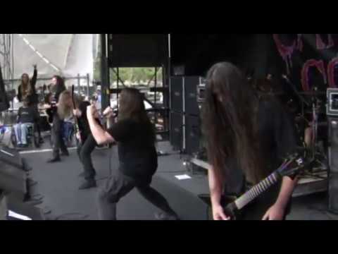 CANNIBAL CORPSE "HAMMER SMASHED FACE" MAYHEM FEST MOUNTAINVIEW 7.11.09