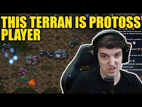 'this terran is for sure a protoss player'
