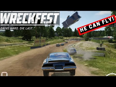Insane flying crash! Wreckfest Ep38 online multiplayer PC - Xbox - PS4 Console version on August 27