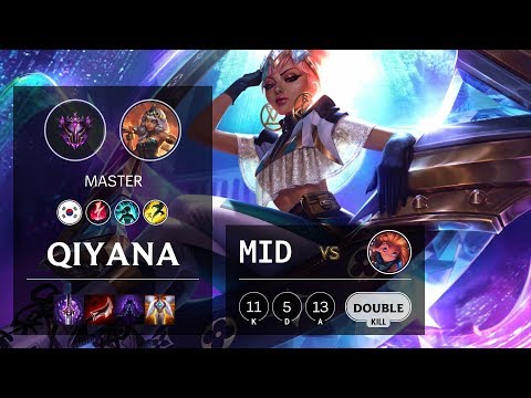 Qiyana Mid vs Zoe - KR Master Patch 10.8