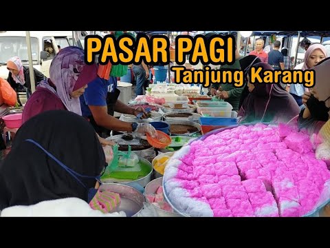 Serbu kuih ternyata sedap, Mentarang segar juga menyambut kami.Pasar Pagi Tanjung Karang